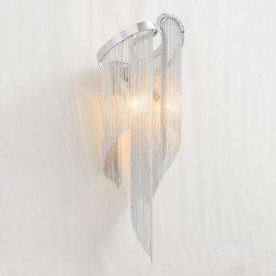 Italian Atlantis Luxury Chain Light Wall Lamps mirror light Stream sconce Wall Lights Bathroom light bedroom lamp For LOFT decor - Gustobene