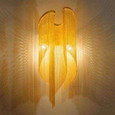 Italian Atlantis Luxury Chain Light Wall Lamps mirror light Stream sconce Wall Lights Bathroom light bedroom lamp For LOFT decor - Gustobene