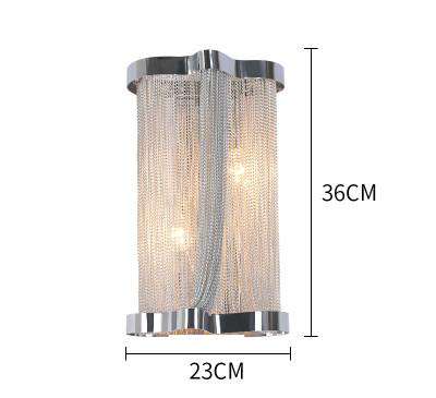 Italian Atlantis Luxury Chain Light Wall Lamps mirror light Stream sconce Wall Lights Bathroom light bedroom lamp For LOFT decor - Gustobene