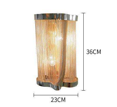 Italian Atlantis Luxury Chain Light Wall Lamps mirror light Stream sconce Wall Lights Bathroom light bedroom lamp For LOFT decor - Gustobene