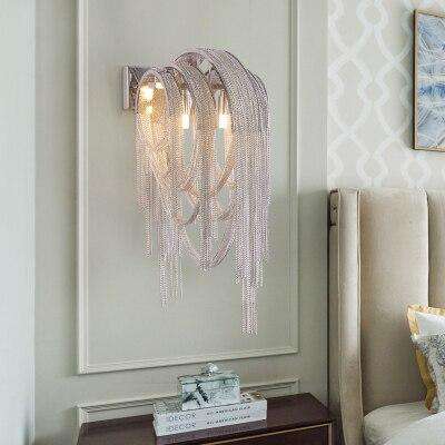 Italian Atlantis Luxury Chain Light Wall Lamps mirror light Stream sconce Wall Lights Bathroom light bedroom lamp For LOFT decor - Gustobene
