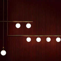 Italian modern chandeliers Lighting Kitchen Bar Restaurant golden chandelier Art Decor Nordic Design lustre suspension hang lamp - Gustobene