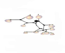 Italian postmodern minimalist designer flying saucer chandelier study dining room creative personality led chandelier - Gustobene