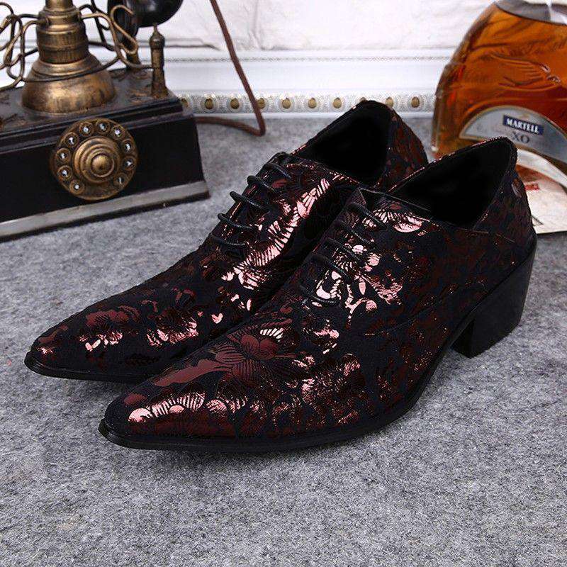 Italian New Style Pointed Toe Wedding Shoe - Gustobene
