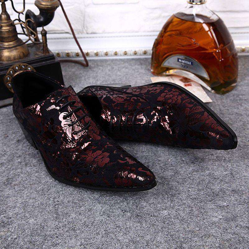 Italian New Style Pointed Toe Wedding Shoe - Gustobene