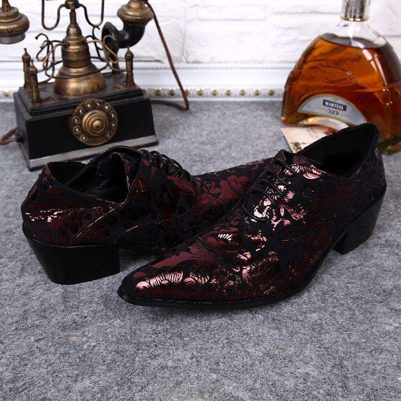 Italian New Style Pointed Toe Wedding Shoe - Gustobene