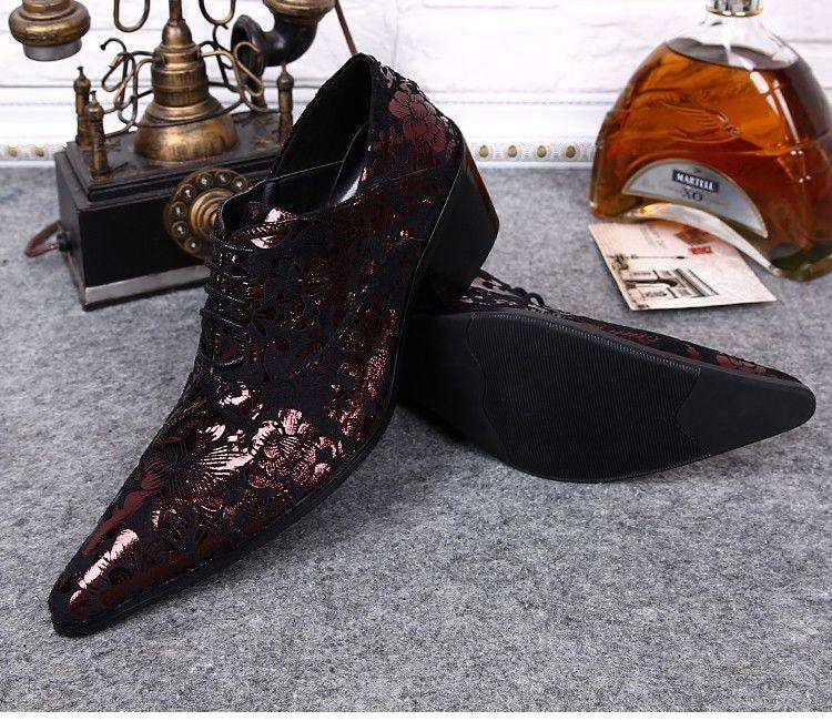 Italian New Style Pointed Toe Wedding Shoe - Gustobene