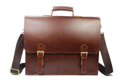 High Class Italian Genuine Leather Briefcase Men Briefcase Business Bag Tote Leather Laptop Bag Men Messenger Bag Shoulder Bag - Gustobene
