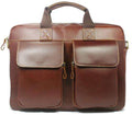 2016 Luxury Genuine Leather Men Briefcase Business Bag real Leather Briefcase Men Laptop Bag Brief case porte document Handbag - Gustobene