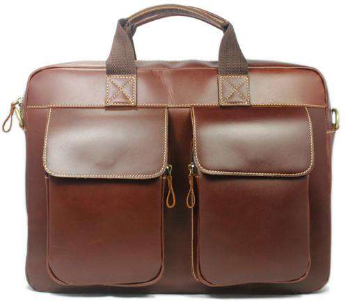 2016 Luxury Genuine Leather Men Briefcase Business Bag real Leather Briefcase Men Laptop Bag Brief case porte document Handbag - Gustobene