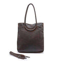 Nuleez Italian Leather Bag Real Leather Women Shoulder Handbags Red Genuine Leather Kraft Bag Crossbody Big Handbags Female 1205 - Gustobene