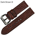 MAIKES New fashion watch accessories 20 22 24 26mm Italian leather watchbands red watch strap for Panerai watch band bracelet