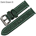 MAIKES New fashion watch accessories 20 22 24 26mm Italian leather watchbands red watch strap for Panerai watch band bracelet