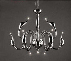 brand promotion Free shipping New Modern12-Lights Swan chandelier with G4 led bulbs By Italian Designer dinning room chandelier - Gustobene