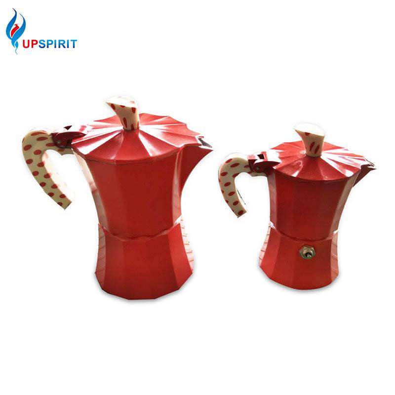 UPSPIRIT Aluminum Alloy Italian Style Classic Coffee Pot 50mL/150mL Stove Top Mocha Espresso Maker Creative Moka Pot Coffeeware