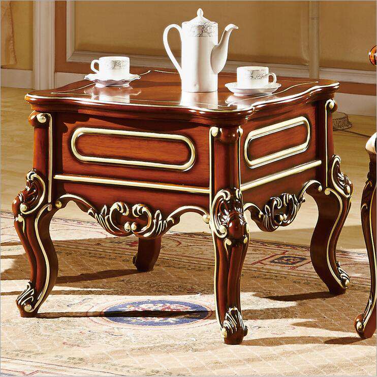 Antique Style Italian small table, 100% Solid Wood Italy Style Luxury Table Set pfy701 - Gustobene
