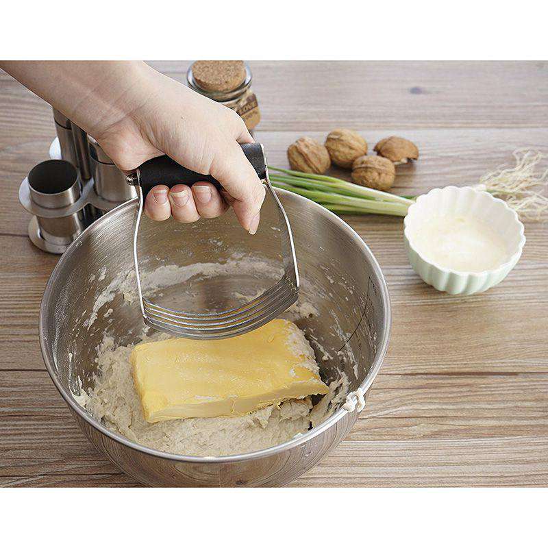 Kitchen Dough Blender Noodles Pasta Cutter Manual Batter Mixer Egg Mixer Stainless Steel Noodles Pastry Making Accessories