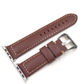 Italian Calf Genuine Leather Watchband + Adapter for 38mm 42mm iWatch Apple Watch Series 1 2 3 luxury Buckle Band Wrist Strap - Gustobene