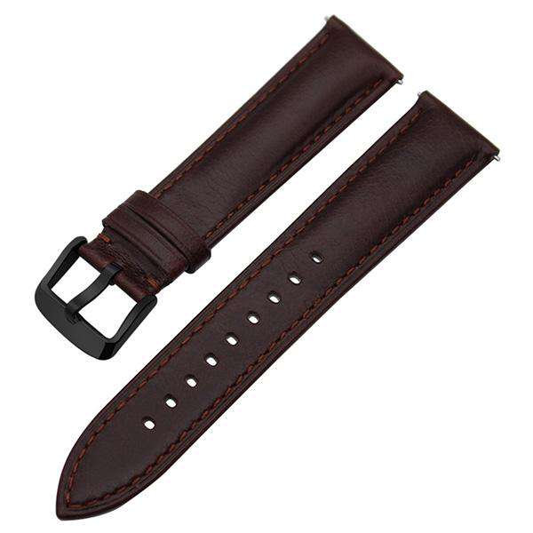 Italian Genuine Leather Watchband Quick Release Strap for Samsung Gear S3 Classic Frontier Gear 2 Neo Live Watch Band Wrist Belt - Gustobene
