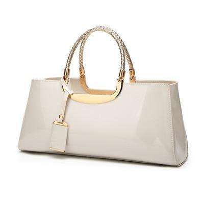 High Quality Patent Leather Women Bag Sac A Main Travel Shoulder bags for women 2019 Totes Italian Leather Handbags bolso mujer - Gustobene