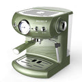 Fully Semi-automatic Coffee Machine Retro Style Espresso Pump Type Household and Commercial Steam Type Milk Foam Strong Steam - Gustobene