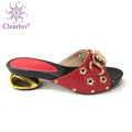 Italian Nigerian Party Shoes Without Bag Set Royal Blue Fashion Slipper Wedding African Shoes Not Matching Bag Set Women Shoes