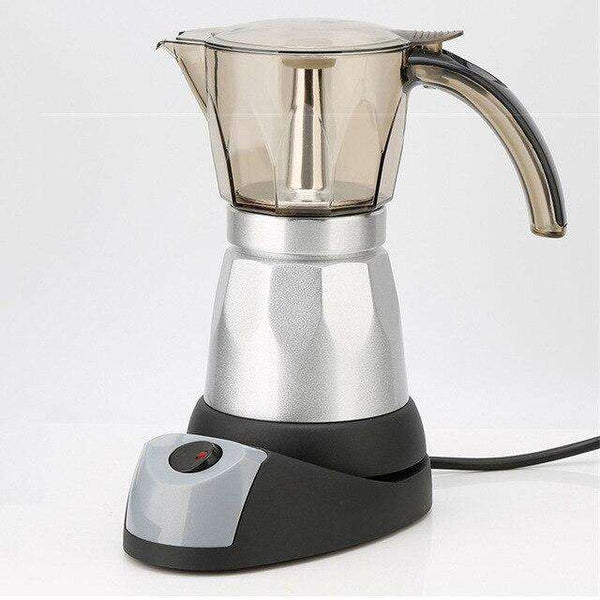YRP 6 Cups Portable Electric Coffee Maker Espresso Moka Coffee Pot Italian Espresso Mocha Latte Percolator Tool Filter Cafeteira