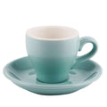 100cc Colour Macaron Espresso Black Italian Coffee Cup And Saucer Sets Demitasse Tasse Cafe Xicara Cappuccino Mug Koffie Kopjes - Gustobene