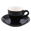 100cc Colour Macaron Espresso Black Italian Coffee Cup And Saucer Sets Demitasse Tasse Cafe Xicara Cappuccino Mug Koffie Kopjes - Gustobene