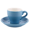 100cc Colour Macaron Espresso Black Italian Coffee Cup And Saucer Sets Demitasse Tasse Cafe Xicara Cappuccino Mug Koffie Kopjes - Gustobene