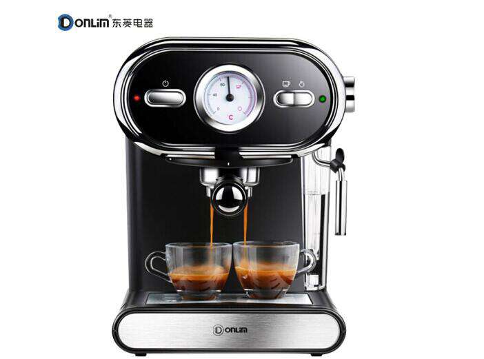 Donlim italian cafe machine household pump steam Home espresso coffee maker 20BAR milk foam Semi-automatic DL-KF5002 OFFICE auto - Gustobene